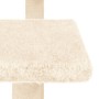 Cat scratching posts with cream platforms 98.5 cm by , Cat furniture - Ref: Foro24-172106, Price: 45,08 €, Discount: %