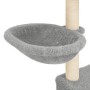 Rascador para gatos con postes de sisal gris claro 83 cm de , Mobiliario para gatos - Ref: Foro24-172110, Precio: 36,49 €, De...