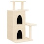 Rascador para gatos con postes de sisal color crema 97 cm de , Mobiliario para gatos - Ref: Foro24-172112, Precio: 40,47 €, D...