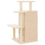 Rascador para gatos con postes de sisal color crema 97 cm de , Mobiliario para gatos - Ref: Foro24-172112, Precio: 40,47 €, D...