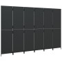 6-panel black synthetic rattan screen by , Room dividers - Ref: Foro24-365352, Price: 255,27 €, Discount: %