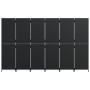 6-panel black synthetic rattan screen by , Room dividers - Ref: Foro24-365352, Price: 255,27 €, Discount: %