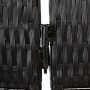 6-panel black synthetic rattan screen by , Room dividers - Ref: Foro24-365352, Price: 255,27 €, Discount: %