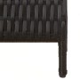 Biombo de 6 paneles ratán sintético negro de , Divisores de ambientes - Ref: Foro24-365352, Precio: 255,27 €, Descuento: %