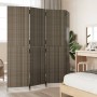 Gray synthetic rattan 4-panel screen by , Room dividers - Ref: Foro24-365346, Price: 179,83 €, Discount: %