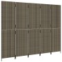 5-panel gray synthetic rattan screen by , Room dividers - Ref: Foro24-365350, Price: 222,25 €, Discount: %