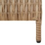 5 panel beige synthetic rattan screen by , Room dividers - Ref: Foro24-365367, Price: 256,51 €, Discount: %