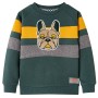 Dunkelgrünes Kinder-Sweatshirt 128 von , Kinder-T-Shirts - Ref: Foro24-13092, Preis: 14,07 €, Rabatt: %