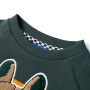 Sudadera infantil verde oscuro 128 de , Camisetas para niños - Ref: Foro24-13092, Precio: 14,07 €, Descuento: %