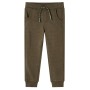 Pantalón de chándal infantil caqui mélange 116 de , Pantalones de niños - Ref: Foro24-12746, Precio: 10,38 €, Descuento: %