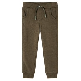 Khaki mélange children's sweatpants 116 by , kids pants - Ref: Foro24-12746, Price: 10,38 €, Discount: %