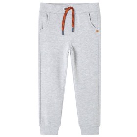 Gray mélange children's sweatpants 104 by , kids pants - Ref: Foro24-12800, Price: 11,99 €, Discount: %