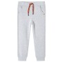 Gray mélange children's sweatpants 128 by , kids pants - Ref: Foro24-12802, Price: 10,07 €, Discount: %