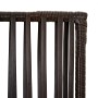 Brown synthetic rattan 3-panel screen by , Room dividers - Ref: Foro24-365373, Price: 93,32 €, Discount: %