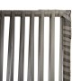 Gray synthetic rattan 4-panel screen by , Room dividers - Ref: Foro24-365378, Price: 119,39 €, Discount: %