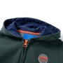 Dunkelgrüner Kinder-Kapuzenpullover mit Reißverschluss 92 von , Kinder-T-Shirts - Ref: Foro24-13084, Preis: 13,53 €, Rabatt: %