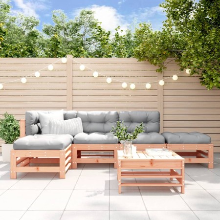 Garden furniture set 6 pieces solid wood Douglas fir by , Garden sets - Ref: Foro24-3186331, Price: 329,69 €, Discount: %