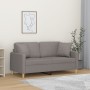 Sofá de 2 plazas con cojines tela gris taupe 140 cm de , Sofás - Ref: Foro24-3200916, Precio: 238,45 €, Descuento: %