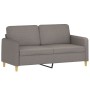 2-seater sofa with taupe gray fabric cushions 140 cm by , Sofas - Ref: Foro24-3200916, Price: 238,45 €, Discount: %