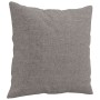 Sofá de 2 plazas con cojines tela gris taupe 140 cm de , Sofás - Ref: Foro24-3200916, Precio: 238,45 €, Descuento: %