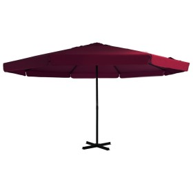 Sombrilla de jardín con palo de aluminio rojo burdeos 500 cm de vidaXL, Sombrillas - Ref: Foro24-44476, Precio: 271,99 €, Des...