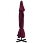 Garden umbrella with burgundy red aluminum pole 500 cm by vidaXL, Umbrellas - Ref: Foro24-44476, Price: 270,98 €, Discount: %