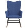 Silla mecedora de tela azul de , Mecedoras - Ref: Foro24-328011, Precio: 121,67 €, Descuento: %