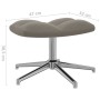 Silla de relajación con reposapiés terciopelo gris claro de , Sillones - Ref: Foro24-328128, Precio: 159,22 €, Descuento: %