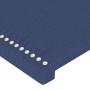 Cabecero con orejas de tela azul 163x23x118/128 cm de , Cabeceros y pies de cama - Ref: Foro24-3117828, Precio: 135,19 €, Des...