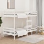 Solid white pine wood bunk bed 75x190 cm by , Beds and slatted bases - Ref: Foro24-3139845, Price: 264,02 €, Discount: %