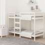 Solid white pine wood bunk bed 75x190 cm by , Beds and slatted bases - Ref: Foro24-3139845, Price: 264,02 €, Discount: %