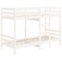 Solid white pine wood bunk bed 75x190 cm by , Beds and slatted bases - Ref: Foro24-3139845, Price: 264,02 €, Discount: %