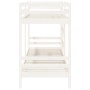 Solid white pine wood bunk bed 75x190 cm by , Beds and slatted bases - Ref: Foro24-3139845, Price: 264,02 €, Discount: %