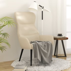 Sillón de relax de tela crema de , Sillones - Ref: Foro24-341073, Precio: 110,99 €, Descuento: %