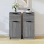 Aparadores 2 uds madera contrachapada gris Sonoma 30x30x70 cm de , Aparadores - Ref: Foro24-817003, Precio: 104,11 €, Descuen...