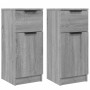 Aparadores 2 uds madera contrachapada gris Sonoma 30x30x70 cm de , Aparadores - Ref: Foro24-817003, Precio: 95,05 €, Descuent...