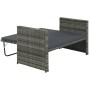 2-teiliges Gartenmöbel-Set und graue synthetische Rattankissen von vidaXL, Outdoor-Sofas - Ref: Foro24-44483, Preis: 338,99 €...