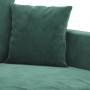 Dark green velvet 3-piece sofa set with cushions by , Sofas - Ref: Foro24-3201682, Price: 671,37 €, Discount: %