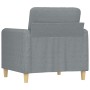 Sillón de tela gris claro 60 cm de , Sofás - Ref: Foro24-359462, Precio: 161,96 €, Descuento: %