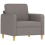 Sofa set with cushions 3 pieces taupe gray fabric by , Sofas - Ref: Foro24-3202077, Price: 675,36 €, Discount: %