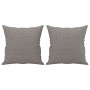 Sofa set with cushions 3 pieces taupe gray fabric by , Sofas - Ref: Foro24-3202077, Price: 675,36 €, Discount: %