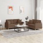 Sofagarnitur mit Kissen 2-teilig aus braunem Stoff von , Sofas - Ref: Foro24-3202105, Preis: 462,58 €, Rabatt: %