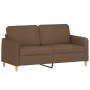 Sofagarnitur mit Kissen 2-teilig aus braunem Stoff von , Sofas - Ref: Foro24-3202105, Preis: 462,58 €, Rabatt: %