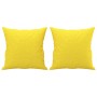 Sofa set with cushions 2 pieces light yellow fabric by , Sofas - Ref: Foro24-3202139, Price: 503,89 €, Discount: %