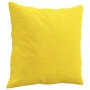 Juego de sofás con cojines 3 piezas tela amarillo claro de , Sofás - Ref: Foro24-3202147, Precio: 554,46 €, Descuento: %