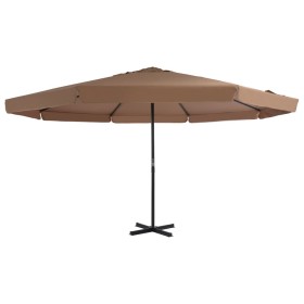 Garden umbrella with taupe gray aluminum pole 500 cm by vidaXL, Umbrellas - Ref: Foro24-44475, Price: 281,42 €, Discount: %