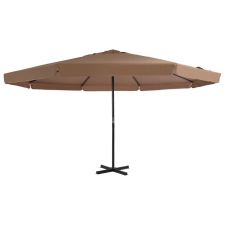 Garden umbrella with taupe gray aluminum pole 500 cm by vidaXL, Umbrellas - Ref: Foro24-44475, Price: 281,42 €, Discount: %