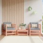 Douglas solid wood garden armchairs 2 units by , Modular outdoor sofas - Ref: Foro24-825630, Price: 110,07 €, Discount: %