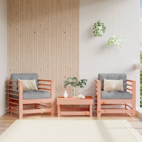 Douglas solid wood garden armchairs 2 units by , Modular outdoor sofas - Ref: Foro24-825630, Price: 112,99 €, Discount: %