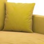 Sillón de terciopelo amarillo 60 cm de , Sofás - Ref: Foro24-359289, Precio: 162,33 €, Descuento: %